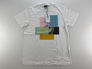 PAUL SMITH MEN'S SLIM FIT T-SHIRT BIKE. SIZE: XL, MADE FROM: 100% COTTON. RRP: £55