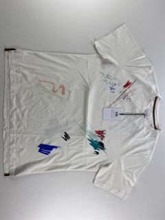 PAUL SMITH GENT'S T SHIRT MARKER PEN PRINT. SIZE: L, MADE FROM: 100% ORGANIC COTTON. RRP: £165