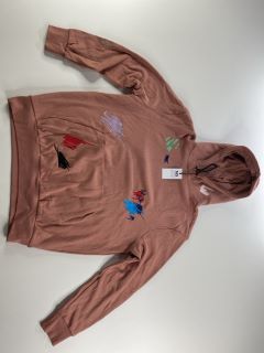 PAUL SMITH GENT'S MARKER PEN EMBROIDERY HOODY. SIZE: L, MADE FROM: 86 COTTON 14 POLYAMIDE. RRP: £345