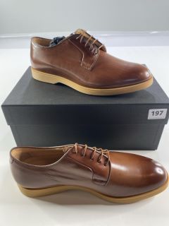 PAUL SMITH MEN'S SHOE GOMEZ TAN. SIZE: 7, MADE FROM: 100% CALF LEATHER/RUBBER SOLE. RRP: £325