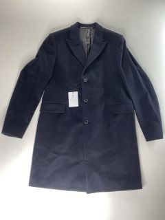 PAUL SMITH MEN'S SB OVERCOAT. SIZE: 40/50, MADE FROM: 90% WOOL 10% CASHMERE. RRP: £800