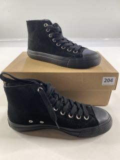 PAUL SMITH WOMEN'S SHOE CARVER BLACK. SIZE: 37, MADE FROM: 100% COW LEATHER UPPER/RUBBER SOLE. RRP: £195