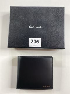 PAUL SMITH MEN'S WALLET BFOLDCOIN MAP. MADE FROM: 100% CALF LEATHER. RRP: £190