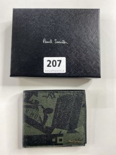 PAUL SMITH MEN'S WALLET BF COLLG SHOW. MADE FROM: 100% SHEEP LEATHER. RRP: £190