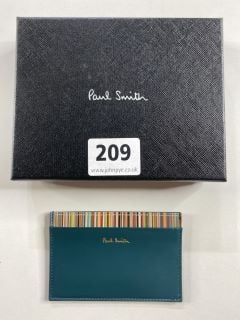 PAUL SMITH MEN'S WALLET CC INT MLT. MADE FROM: 100% CALF LEATHER. RRP: £140