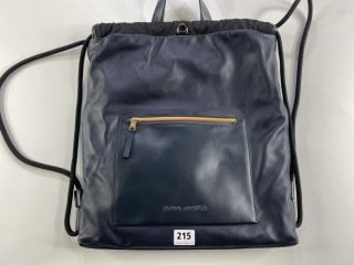 PAUL SMITH DARK BLUE DRAWSTRING BACKPACK RRP £475