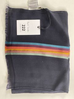 PAUL SMITH MEN'S SCARF CENTRAL STRP. MADE FROM: 87 VIRGIN WOOL 13 VISCOSE. RRP: £115