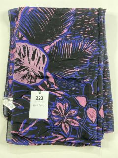 PAUL SMITH WOMEN'S SCARF WOODCUT. MADE FROM: 80% COTTON 20% SILK WOVEN. RRP: £140