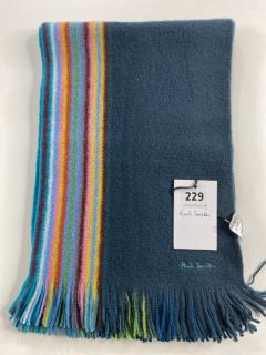 PAUL SMITH MEN'S SCARF REVRS OMBRE. MADE FROM: 100% WOOL. RRP: £85