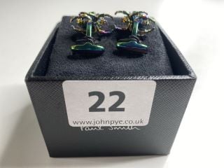 PAUL SMITH MEN'S CUFFLINK RNBOW BUG. MADE FROM: 70 COPPER 30 ZINC PLATED. RRP: £100