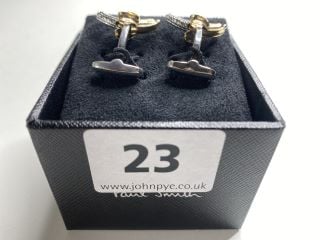 PAUL SMITH MEN'S CUFFLINK BANANA. MADE FROM: 70 COPPER 30 ZINC PLATED. RRP: £100