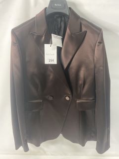 PAUL SMITH WOMEN'S JACKET. SIZE: 42, MADE FROM: 48% ACETATE 45% POLYAMIDE 7% ELASTANE. RRP: £835