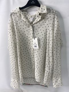 PAUL SMITH WOMEN'S SHIRT. SIZE: 42, MADE FROM: 100% POLYESTER. RRP: £180