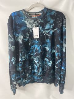 PAUL SMITH WOMEN'S PRINTED SWEATSHIRT. SIZE: S, MADE FROM: 100% COTTON. RRP: £195