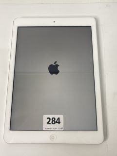 APPLE IPAD AIR (UNIT ONLY) 16GB TABLET WITH WIFI IN SILVER: MODEL NO A1474 (NO BOX, NO CHARGE CABLE)  [JPTN40917]