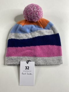 PAUL SMITH WOMEN'S HAT MOUNTAIN. MADE FROM: 100% WOOL KNITTED. RRP: £70