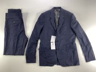 PAUL SMITH GENT'S 2 BUTTON SUIT. SIZE: 44/54, MADE FROM: 100% FLEECE WOOL/VIRGIN WOOL. RRP: £1090