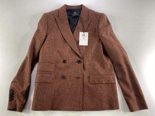 PAUL SMITH WOMEN'S JACKET. SIZE: 42, MADE FROM: 46% VISCOSE 34% WOOL 17% POLYAMIDE 3% ELASTANE. RRP: £450