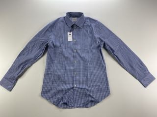 PAUL SMITH GENT'S S/C TAILORED SHIRT. SIZE: 16, MADE FROM: 72 COTTON 25 NYLON 3 ELASTANE. RRP: £200