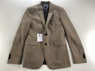 PAUL SMITH GENT'S SLIM FIT 2 BTN JACKET. SIZE: 38/48, MADE FROM: 100% FLEECE WOOL/VIRGIN WOOL. RRP: £860