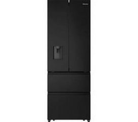 HISENSE PUREFLAT FREESTANDING AMERICAN-STYLE FRIDGE FREEZER - MODEL NUMBER RF632N4WF E - RRP £899 (JOHN PYE WHITEGOODS CONDITION REPORT: UNIT POWERED UP, NO ERROR CODE APPARENT, FRONT FASCIA INSPECTI