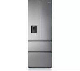 HISENSE PUREFLAT FREESTANDING AMERICAN-STYLE FRIDGE FREEZER - MODEL NUMBER RF632N4WIE - RRP £849 SAMSUNG SERIES 6 SPACEMAX FREESTANDING AMERICAN-STYLE FRIDGE FREEZER - 178 X 91.2 X 71.6CM - RRP £1299