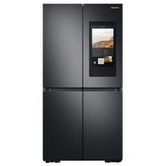 SAMSUNG FAMILY HUB FREESTANDING AMERICAN FRENCH STYLE FRIDGE FREEZER WITH BEVERAGE CENTRE - 1825 X 912 X 723MM - MODEL NUMBER RF65A977F B1/E - RRP £4599 (JOHN PYE WHITEGOODS CONDITION REPORT: UNIT PO