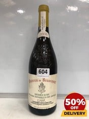 BOTTLE OF CHATEAU DE BEAUCASTEL CHATEAUNEUF-DU-PAP CONTROLEE 2008 WHITE WINE 75CL (18+ ONLY) (COLLECTION DAYS MONDAY 2ND SEPTEMBER - WEDNESDAY 4TH SEPTEMBER)