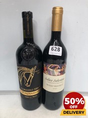 BOTTLE OF SALICE SALENTINO ROSSO RISERVA 2020 TO INCLUDE PUGLIA IGT 2021 PUROSANGUE NERO DI TROIA 75CL (18+ ONLY) (COLLECTION DAYS MONDAY 2ND SEPTEMBER - WEDNESDAY 4TH SEPTEMBER)