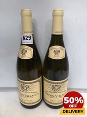 2 X BOTTLES OF LOUIS JADOT 2022 LES ROCHES BLANCHES MÂCON-VILLAGES 75CL (18+ ONLY) (COLLECTION DAYS MONDAY 2ND SEPTEMBER - WEDNESDAY 4TH SEPTEMBER)