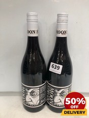 2 X BOTTLES OF MOONSTRUCK CABERNET SAUVIGNON DURIF 2022 75CL (18+ ONLY) (COLLECTION DAYS MONDAY 2ND SEPTEMBER - WEDNESDAY 4TH SEPTEMBER)