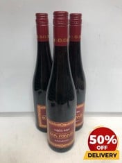 3 X BOTTLES OF HAJOS-BAJA BOR FORRAS 2022 BLAUFRANKISCH 75CL (18+ ONLY) (COLLECTION DAYS MONDAY 2ND SEPTEMBER - WEDNESDAY 4TH SEPTEMBER)