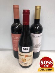 3 X ASSORTED BOTTLES OF WINE TO INCLUDE LA PORTE DES PRINCES 75CL (18+ ONLY) (COLLECTION DAYS MONDAY 2ND SEPTEMBER - WEDNESDAY 4TH SEPTEMBER)