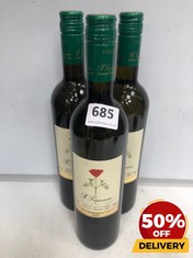 3 X BOTTLES OF II PAPAVERO PINOT GRIGIO 75CL (18+ ONLY) (COLLECTION DAYS MONDAY 2ND SEPTEMBER - WEDNESDAY 4TH SEPTEMBER)