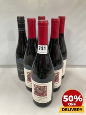 6 X ASSORTED RED WINES TO INCLUDE EN COTEAUX PINOT NOIR 2021 75 CL (18+ ONLY) (COLLECTION DAYS MONDAY 2ND SEPTEMBER - WEDNESDAY 4TH SEPTEMBER)