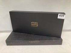 2 X WHISKEY TASTING COMPANY WHISKEY TASTING GIFT BOX (18+ ONLY) (COLLECTION DAYS MONDAY 2ND SEPTEMBER - WEDNESDAY 4TH SEPTEMBER)