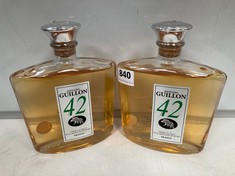 2 X BOTTLES OF GULLION DISTILLERY THE DUMALT SPIRIT OF THE REIMS MOUNTAIN FRENCH MALT SPIRIT DRINK 40% VOL 70CL (18+ ONLY) (COLLECTION DAYS MONDAY 2ND SEPTEMBER - WEDNESDAY 4TH SEPTEMBER)