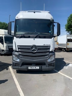 Location: Chesterfield - 2014  MERCEDES-BENZ  ACTROS 2543 Tractor Unit,  REG: YN64WLL, 10677cc Diesel, Auto Diesel, Former Keepers: 2, Keys: Yes, MOT Expiry date: 30 NOV 2024  *A £25 CHARG