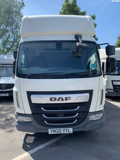 Location: Chesterfield - 2020  DAF TRUCKS  LF 180 Box Van, REG: YN20YYL, 4500cc Diesel , Manual Diesel , Former Keepers: 0, Keys: Yes, MOT Expiry date: 31 MAR 2025, V5 Present