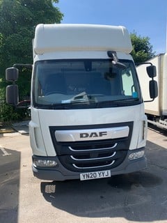 Location: Chesterfield - 2020  DAF TRUCKS  LF 180 Box Van, REG: YN20YYJ, 4500cc Diesel , Manual Diesel, Former Keepers: 0, Keys: Yes, MOT Expiry date: 31 MAR 2025, V5 Present