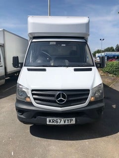 Location: Chesterfield - 2017  MERCEDES-BENZ  SPRINTER 314CDI  Luton Van, REG: KR67VYP, 2143cc Diesel, 6 Speed Manual Diesel, Former Keepers: 1  Keys: Yes, MOT Expiry date: 17 JAN 2025, V5 Present