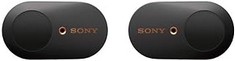 SONY WF-1000XM3 TRUE WIRELESS BLUETOOTH NOISE CANCELLING IN-EAR HEADPHONES BLACK - RRP 205€.