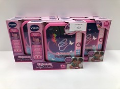 5 X VTECH KIDISECRETS MAGIC GLOW - SECRET ELECTRONIC DIARY WITH MAGIC PENCIL AND COMBINATION LOCK, FOR CHILDREN 6-12 YEARS OLD-LOCATION 10A.