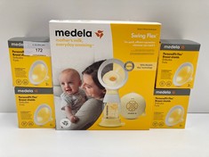 5 X MEDELA BABY ITEMS VARIOUS MODELS INCLUDING FUNNELS - LOCATION 51A.