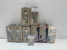 9 X TOMMEE TIPPEE BABY ITEMS VARIOUS MODELS INCLUDING BOTTLE - LOCATION 44A.