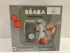 ROBOT STEAMER/BLENDER BABYCOOK SOLO BEABA 4 IN 1 - LOCATION 16A.