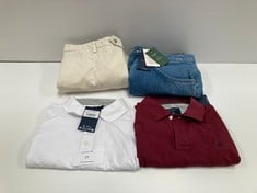 4 X HACKETT GARMENTS VARIOUS SIZES AND MODELS INCLUDING RED POLY SIZE S - LOCATION 17A.