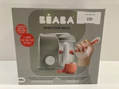 ROBOT STEAMER/BLENDER BABYCOOK SOLO BEABA 4 IN 1 - LOCATION 16A.