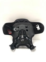 FOX RACING CHEST GUARD JUNIOR RAPTOR PROFRAME LC BLACK/WHITE YNS-LOCATION 21B.