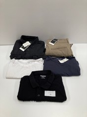 5 X JACK & JONES GARMENTS VARIOUS SIZES AND MODELS INCLUDING DENIM JACKET SIZE L - LOCATION 21A.